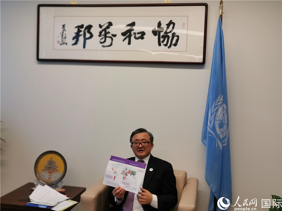 联合国副秘书长刘振民就《2020年世界经济形势与展望》报告发布接受人民网记者采访